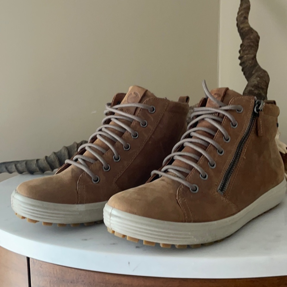 Ecco Soft Tred Boots Size 6 EU 37